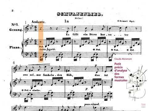 PAFMI-5, Fanny Hensel-Mendelssohn, Schwanenlied op. 1-1, Langage et harmonie, C. Abromont