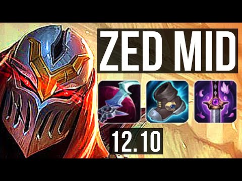ZED vs TF (MID) | 10/0/3, Legendary, 1.1M mastery, 400+ games | EUW Diamond | 12.10