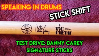 Video thumbnail for Stick Shift Segment: Danny Carey's Signature Sticks!  #vicfirthsticks  #dannycarey by Speaking In Drums