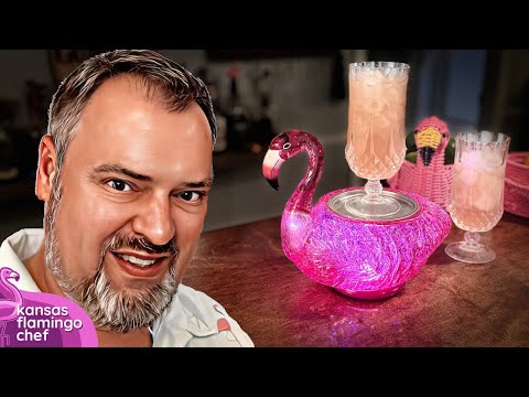 How to make a Sparkling Pink Flamingo Cocktail