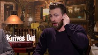 Chris Evans & Ana De Armas interview for Knives Out movie video