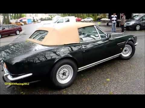 ASTON MARTIN V8  VOLANTE EFI Start up 1986 extra sound  [HD]