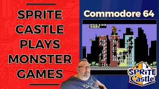 When Monsters Fight! Sprite Castle Plays Monster Games (C64)