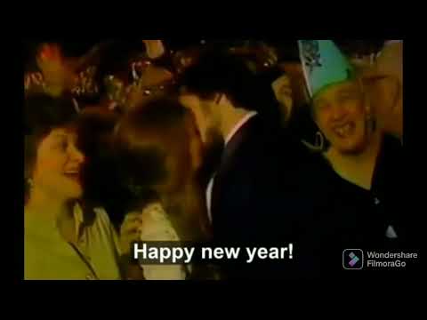 New Year's Ball Drop 1976 CBS Guy Lombardo (Animation)