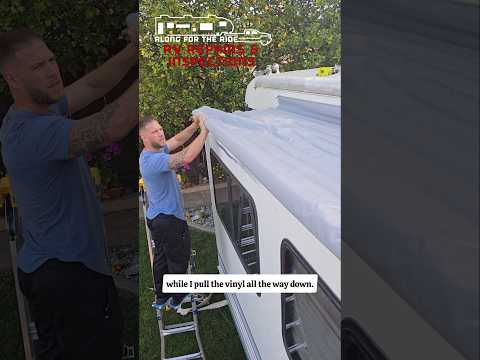 Slideout Topper Installation In 25 Seconds #rv #diy #work #automobile  #trending #like #subscribe