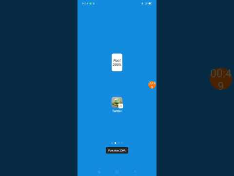 ワンタップで文字を大きく Video