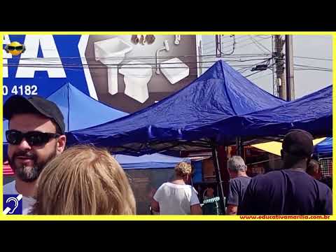 Tv Educativa passeia pela Feira Municipal da Avenida Sampaio Vidal de Marília SP 25 Agosto de 2.025