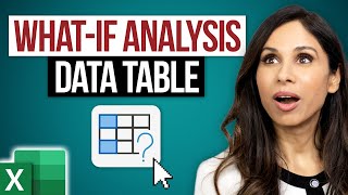 Excel What-If Analysis Data Table – Easy to Use Once you Learn This☝️