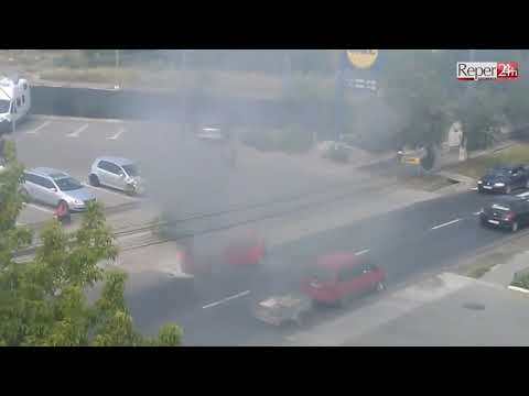 Incendiu Auto la Oravita