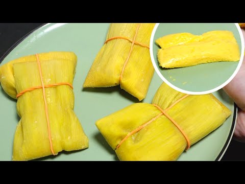 🌽 PAMONHA DOCE E SALGADA: Sem erro, sem sujeira e muito cremosa!