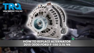 How to Replace Alternator 2015-2020 Ford F-150 3.5L V6