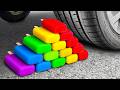 BIG SODA COCA COLA BALLOON VS CAR Coca Cola Zero PowerAde Fanta Sprite And Mentos Diff Unde