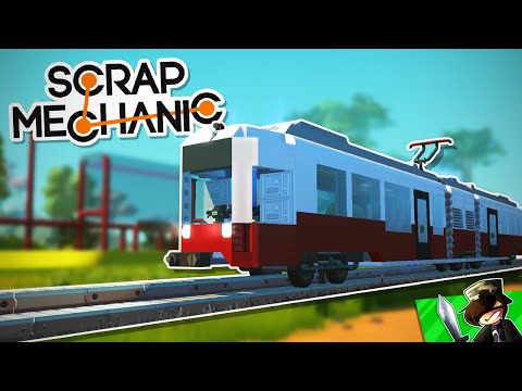 A KANYARODÓ VONAT HÁLÓZAT! 🚅😲 - Scrap Mechanic