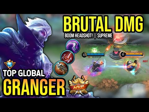 GRANGER BEST BUILD 2023 | TOP GLOBAL GRANGER GAMEPLAY | MOBILE LEGENDS✓