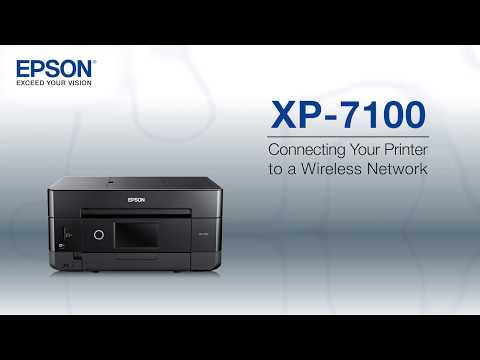 Connecting Your Printer to a Wireless Network Using the Control Panel