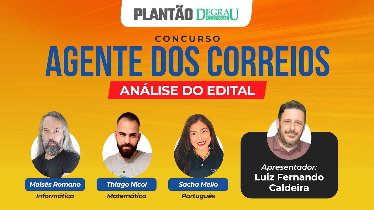 Plantão Degrau: Análise do Edital do Concurso Correios