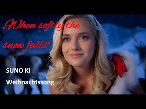 "When softly the snow falls" - SUNO KI Weihnachtssong + KI Video (1. Advent)