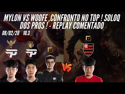 MYLON, SEONGHWAN E KEY VS WOOFE ! CONFRONTO NO TOP ! - LOL REPLAYS COMENTADO