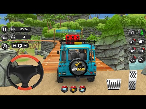 Extreme 4x4 Off-Road Jeep Driving Simulator 🚙 | Realistic SUV Racing & Stunts | Jeep Games 2024