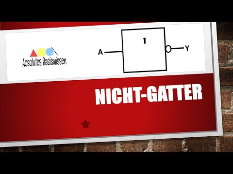 nicht-Gatter | nicht-Schaltung | Technik Klasse 10