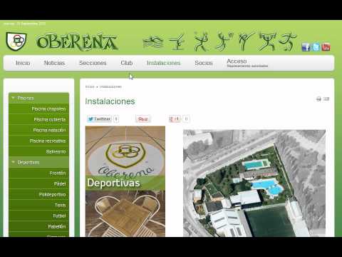 Presentación Web Oberena