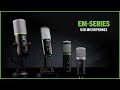 EM Series USB Microphones - Overview & Lifestyle Video