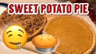 Delicious Sweet potato pie Perfect for the Holidays