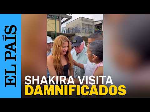 Shakira visita a los damnificados del terremoto en Colombia | EL PAÍS