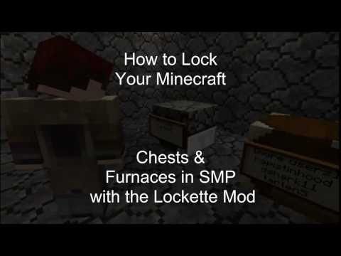 ItsANoBrainer - Minecraft SMP Plugin Tutorial - Lockette Chest & Furnace Locking Mod