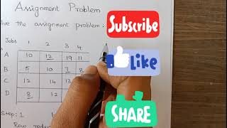 assignment problem | assignment problems in tamil | operation research | Hungarian method | balanced