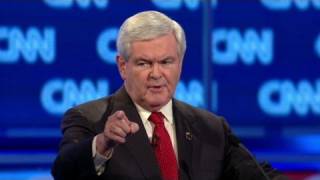 Gingrich lashes out on 'ex' question