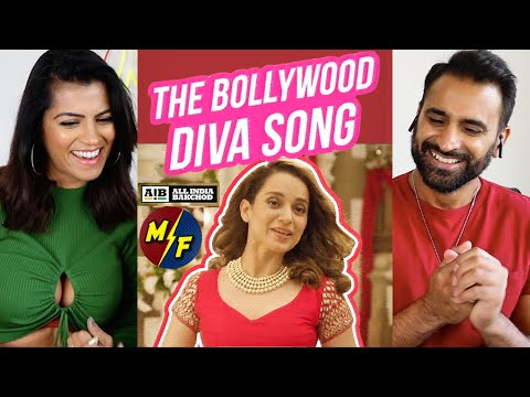 AIB feat. KANGANA RANAUT - THE BOLLYWOOD DIVA SONG REACTION!!