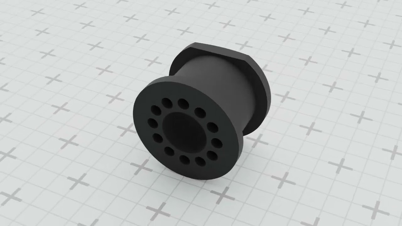 Kabelverbindingsbus versnellingspook 4S6P-7412-AA voor fraude 3D printmodel