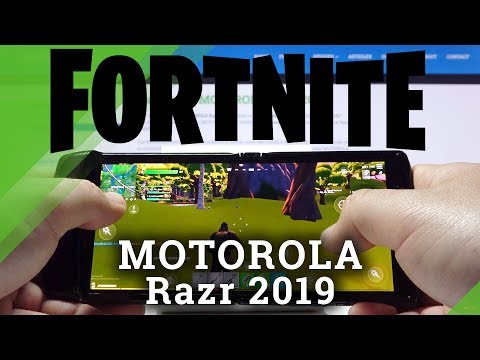 Fortnite on MOTOROLA Razr 2019 - Mobile Gameplay | FPS Checkup