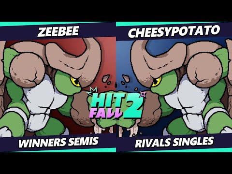 Hitfall 2 Top 8 - ZeeBee (Kragg) Vs. CheesyPotato (Kragg) Rivals of Aether