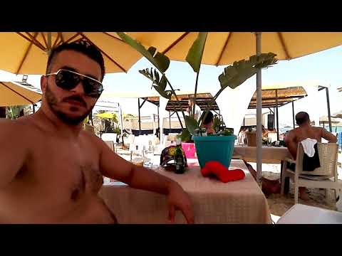 Tunisia beach bar