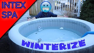 INTEX SPA | Does it WORK in the WINTER?