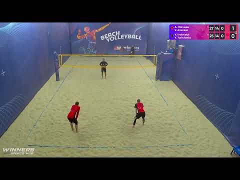11:40 A. Matvieiev / V. Antoniuk - V. Kraievskyi / V. Tyshchenko 13.02.2023 | Winners Beach Volleyba