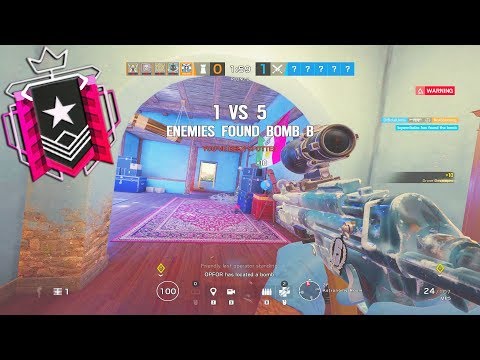 How a Champion Clutches a 1v5 - Rainbow Six Siege