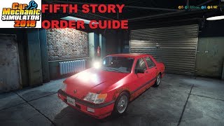 Car Mechanic Simulator 2018 Story Order 5 (Guide)