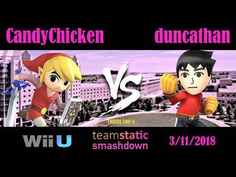 CandyChicken (Tink) vs. duncathan (Brawler) - Losers Rd 2 - TSS#1 WiiU
