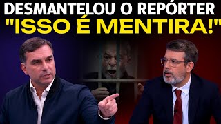 Flávio Bolsonaro DESMANTELA JORNALISTA AO VIVO e ESFREGA UMAS BOAS VERDADES 