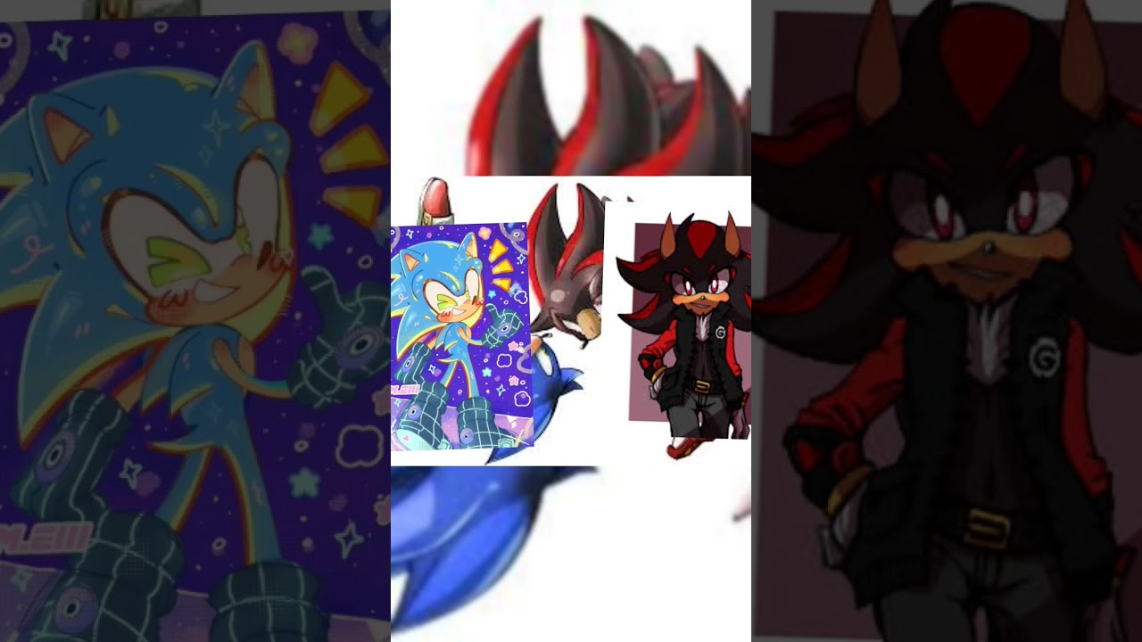 Sonic x Shadow 💙🖤 #Sonic #Shadow #Sonadow