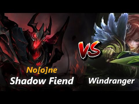 How to Shadow Fiend mid vs Windranger (feat. No[o]ne) | First 10 minutes