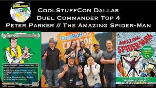 I made Top 4 in the Duel Commander tournament at CoolStuffCon Dallas!