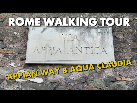 VIRTUAL ROME WALKING TOUR - Appian Way and Aqua Claudia Aqueduct