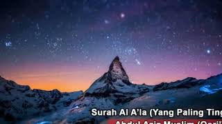 Download lagu Surah Al A'la (Qori) - Abdul Aziz Muslim mp3 Download lagu Surah Al A'la (Qori) - Abdul Aziz Muslim mp3