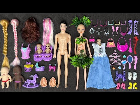11 Minutes Satisfying with Unboxing Barbie Family Playset, Doll Dressup 👗Toys ASMR | Review Toys 