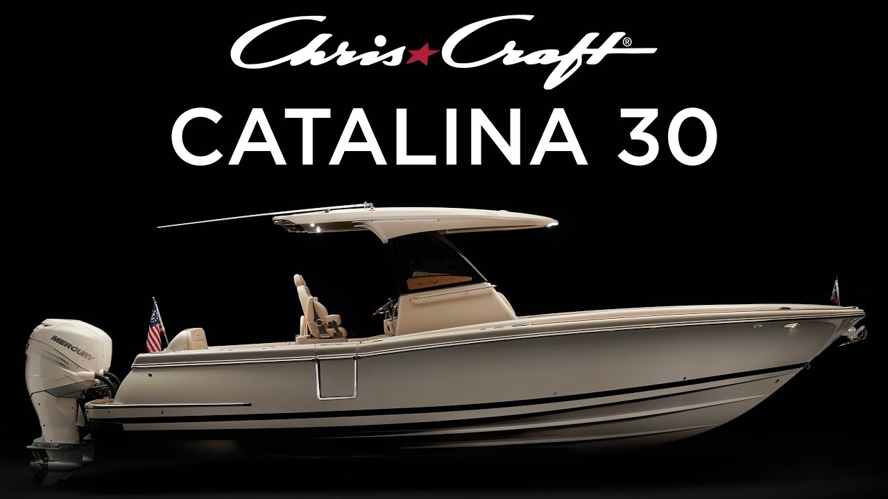 Overview of the boat Chris-Craft Catalina 30 from the shipyard