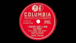 Frank Sinatra - I Couldnt Sleep A Wink Last Night